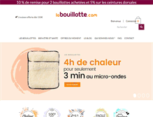 Tablet Screenshot of labouillotte.com